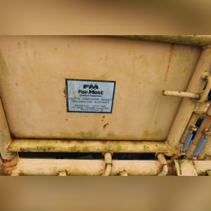 FOR-MOST Model 30 Squeeze Chute with palpation cage on skid