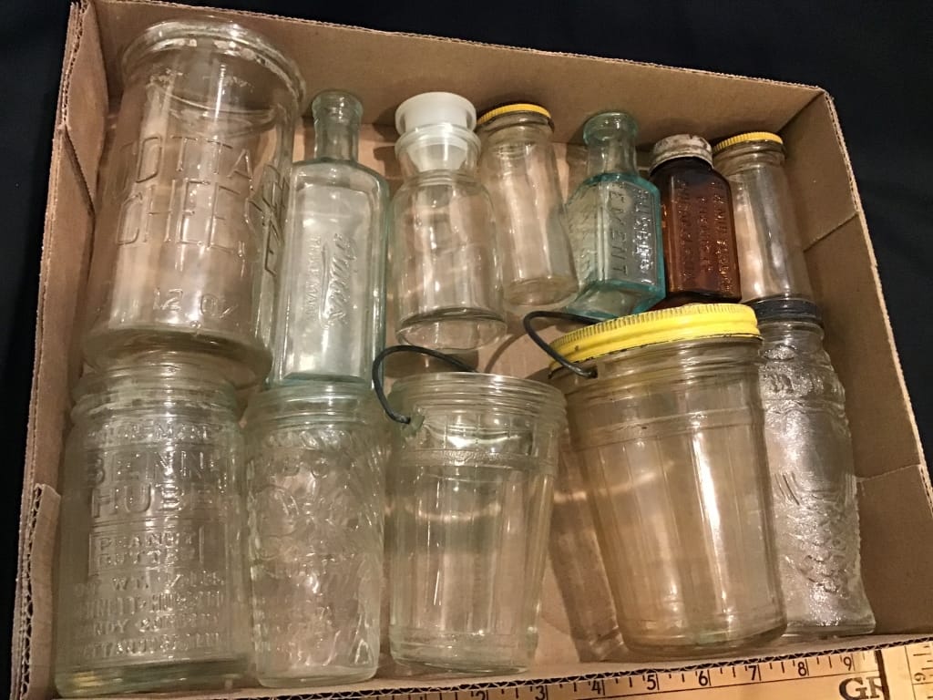 500+ LOTS OF CROCKS-PRIMITIVES-GLASS-POTTERY & MORE!