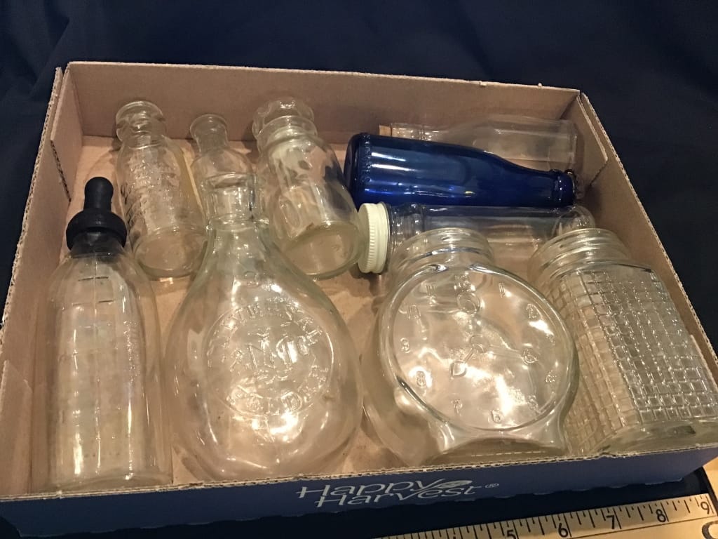 500+ LOTS OF CROCKS-PRIMITIVES-GLASS-POTTERY & MORE!