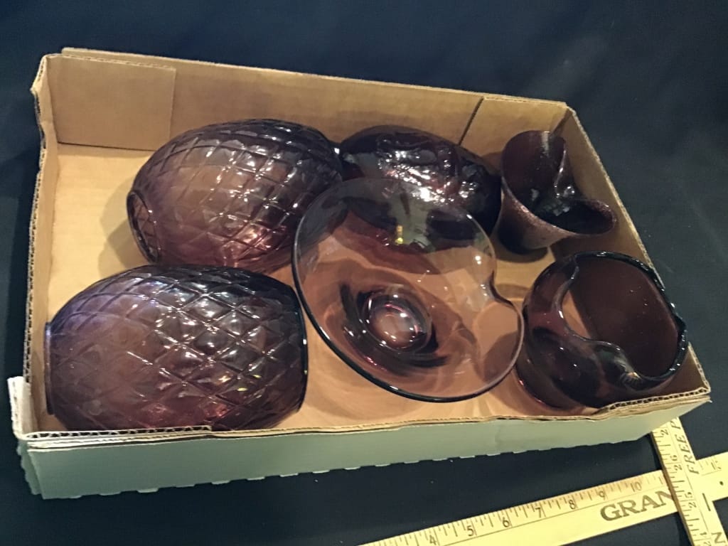 500+ LOTS OF CROCKS-PRIMITIVES-GLASS-POTTERY & MORE!