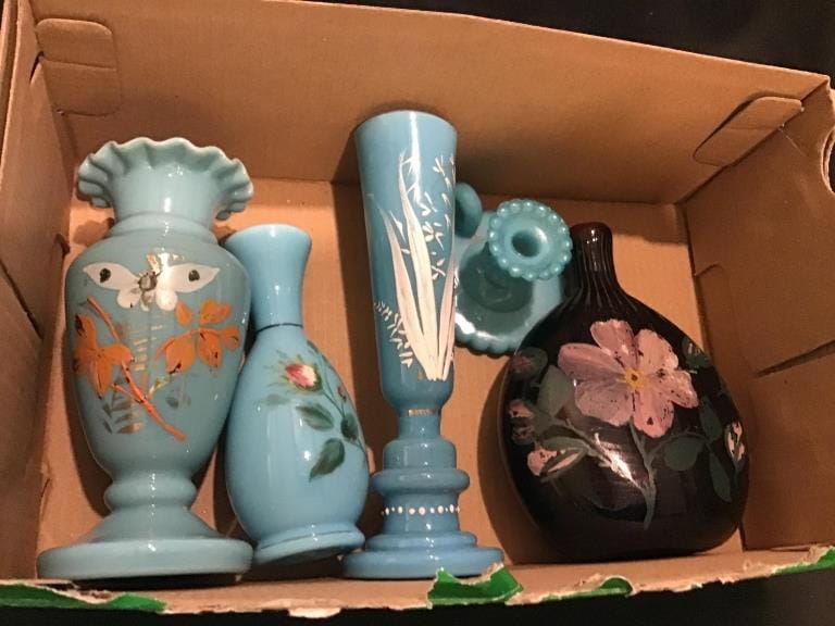500+ LOTS OF CROCKS-PRIMITIVES-GLASS-POTTERY & MORE!