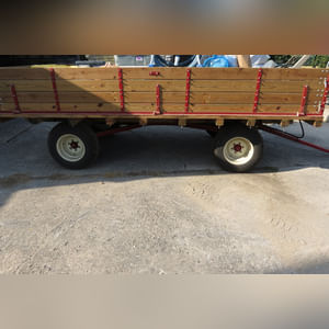 8â??x14â?? David Brown wagon w/ side boards, new tires, hyd. dump bed, 8-ton gear, nice!