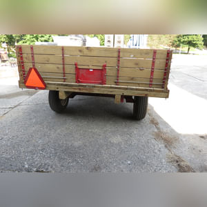 8â??x14â?? David Brown wagon w/ side boards, new tires, hyd. dump bed, 8-ton gear, nice!
