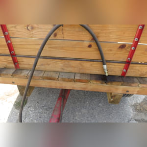 8â??x14â?? David Brown wagon w/ side boards, new tires, hyd. dump bed, 8-ton gear, nice!