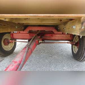 8â??x14â?? David Brown wagon w/ side boards, new tires, hyd. dump bed, 8-ton gear, nice!