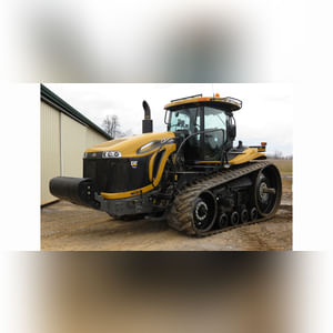 2012 CAT MT855 Challenger tractor, CAT C-15, 475 HP, PTO, Power Shift, 30â? belts, 4 remotes, 7-pin connector, front weights, cab & hood lights, deluxe cab w/ instructor seat, auto guide, 346 hrs., SN 412 (4000 hr. extended powertrain warranty expires 12/29/18, comprehensive warranty expires 12/29/16)