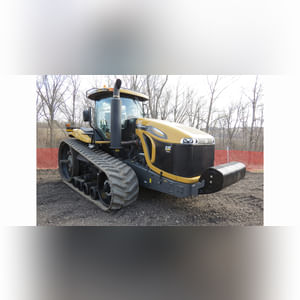 2012 CAT MT855 Challenger tractor, CAT C-15, 475 HP, PTO, Power Shift, 30â? belts, 4 remotes, 7-pin connector, front weights, cab & hood lights, deluxe cab w/ instructor seat, auto guide, 346 hrs., SN 412 (4000 hr. extended powertrain warranty expires 12/29/18, comprehensive warranty expires 12/29/16)