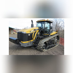 2012 CAT MT855 Challenger tractor, CAT C-15, 475 HP, PTO, Power Shift, 30â? belts, 4 remotes, 7-pin connector, front weights, cab & hood lights, deluxe cab w/ instructor seat, auto guide, 346 hrs., SN 412 (4000 hr. extended powertrain warranty expires 12/29/18, comprehensive warranty expires 12/29/16)