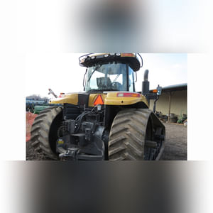 2012 CAT MT855 Challenger tractor, CAT C-15, 475 HP, PTO, Power Shift, 30â? belts, 4 remotes, 7-pin connector, front weights, cab & hood lights, deluxe cab w/ instructor seat, auto guide, 346 hrs., SN 412 (4000 hr. extended powertrain warranty expires 12/29/18, comprehensive warranty expires 12/29/16)