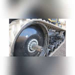 2012 CAT MT855 Challenger tractor, CAT C-15, 475 HP, PTO, Power Shift, 30â? belts, 4 remotes, 7-pin connector, front weights, cab & hood lights, deluxe cab w/ instructor seat, auto guide, 346 hrs., SN 412 (4000 hr. extended powertrain warranty expires 12/29/18, comprehensive warranty expires 12/29/16)