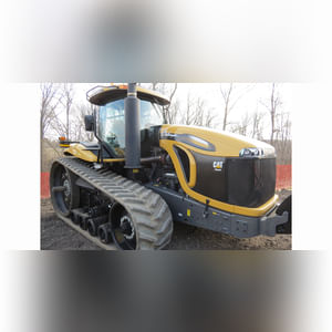 2012 CAT MT855 Challenger tractor, CAT C-15, 475 HP, PTO, Power Shift, 30â? belts, 4 remotes, 7-pin connector, front weights, cab & hood lights, deluxe cab w/ instructor seat, auto guide, 346 hrs., SN 412 (4000 hr. extended powertrain warranty expires 12/29/18, comprehensive warranty expires 12/29/16)