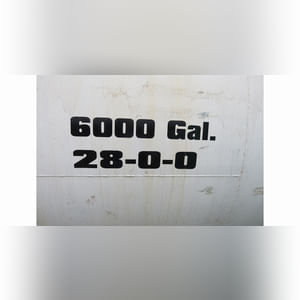 6,000 gal. steel tank on cradle