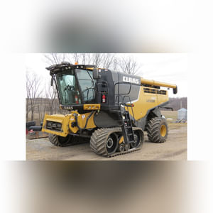 2014 Claas Lexion 740TT Combine, 4WD, CAT C-13 engine, Terra Trac system, 750/65R26 Michelin rears, camera system, AG Leader ready w/ AG Leader screen, corn & soybean threshing system, straw chopper, auto contour, variable-speed  feeder house drive, variable-speed rotor drive, HD 330 BU grain tank, HD 28.2â?? unloader auger, 304 gal. fuel tank, high-end light pkg., deluxe cab w/ instructor seat, 460 sep. hrs., 980 engine hrs., SN C6800185 (powertrain warranty expires 7/12/16)