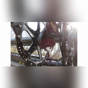 2013 40â?? Mac Don FD-75-S Flex Draper head, fore aft reel