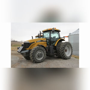 2011 CAT MT645 Challenger tractor, MFWD, 240 HP, 3-pt., PTO, CVT transmission, power beyond, 4 remotes, front weights, 420/90R30 fronts, 480/80R46 rear duals, Opti Ride front axle & cab suspension, deluxe light pkg., deluxe cab w/ instructor seat, 1730 hrs., SN V306041