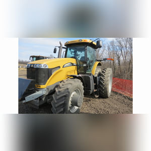 2011 CAT MT645 Challenger tractor, MFWD, 240 HP, 3-pt., PTO, CVT transmission, power beyond, 4 remotes, front weights, 420/90R30 fronts, 480/80R46 rear duals, Opti Ride front axle & cab suspension, deluxe light pkg., deluxe cab w/ instructor seat, 1730 hrs., SN V306041