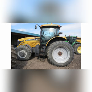 2011 CAT MT645 Challenger tractor, MFWD, 240 HP, 3-pt., PTO, CVT transmission, power beyond, 4 remotes, front weights, 420/90R30 fronts, 480/80R46 rear duals, Opti Ride front axle & cab suspension, deluxe light pkg., deluxe cab w/ instructor seat, 1730 hrs., SN V306041