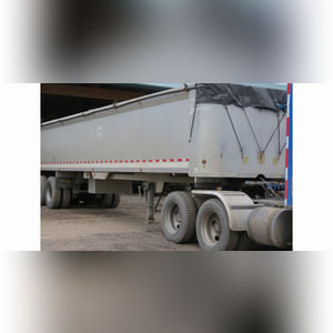 37â?? 1999 Trailstar frameless dump trailer, tarp, SN 1T9FC37B4X1066835