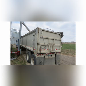 37â?? 1999 Trailstar frameless dump trailer, tarp, SN 1T9FC37B4X1066835
