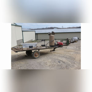 7â?? x 13â?? service trailer w/ air compressor, single axle, no title