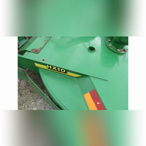 10â?? JD HX10 pull-type rotary mower, 540 PTO