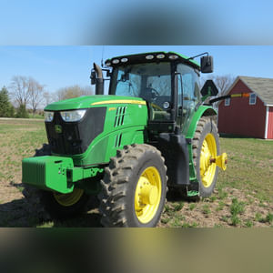 JD 2013 6170R Tractor: hub duals, 1,692 hours, full set wts, 18.4 x 46 tires & brand new duals, quick hitch, premium cab, SN# 1RW6170RHDA009293