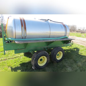 Clark Transport Tank: 1000 gallon SS w/ motor, tandem axel