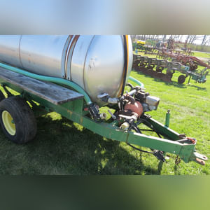 Clark Transport Tank: 1000 gallon SS w/ motor, tandem axel