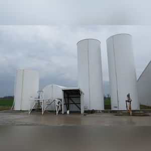 (4) Steel Storage Tanks -  (2) 30,000-gallon vertical tanks; (1) 30,000-gallon horizontal tank (concrete cradle NOT included); (1) 10,000 gallon vertical tank