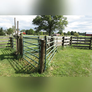 10± acres, home, pole barn, shop building, fenced pastures, and pond. The impressive interior of the home boasts 4 bedrooms and 3 full baths. The master suite is 16â??x16â?? with a large walk-in closet. The master bath has a double sink and a large custom shower. The 22â??x14â?? eat-in kitchen has custom cabinets, granite counter tops, and a brick-front raised fireplace. The large main level also includes the 20â??x14â?? living room with fireplace, 18â??x16â?? family room, 14â??x12â?? office area, mud room, and laundry room. This spacious main level floor plan is ideal for the family as well as entertaining. The full basement is partially finished, and the 2-car attached garage includes a large storage area. Other amenities within the home include a Lennox LP gas forced-air furnace, central air, Pella windows, a newer roof, cathedral ceilings, ceramic tile and wood flooring, ceiling fans, and a Radionon system. The exterior is beautifully landscaped with mature trees, colorful perennials, a small orchard and grape vineyard, a large play area, and a ½ acre stocked pond. The 60â??x50â?? pole barn with walk-in door and 14â??-high end slider includes grooved concrete, maternity pens, custom Gingway gates, a working chute, and 4 individual turn-out pens. There are 6 fenced and cross-fenced pasture areas, each with its own Ritchie waterer. The 34â??x32â?? shop building has a concrete floor, porch, and walk-in and overhead doors.